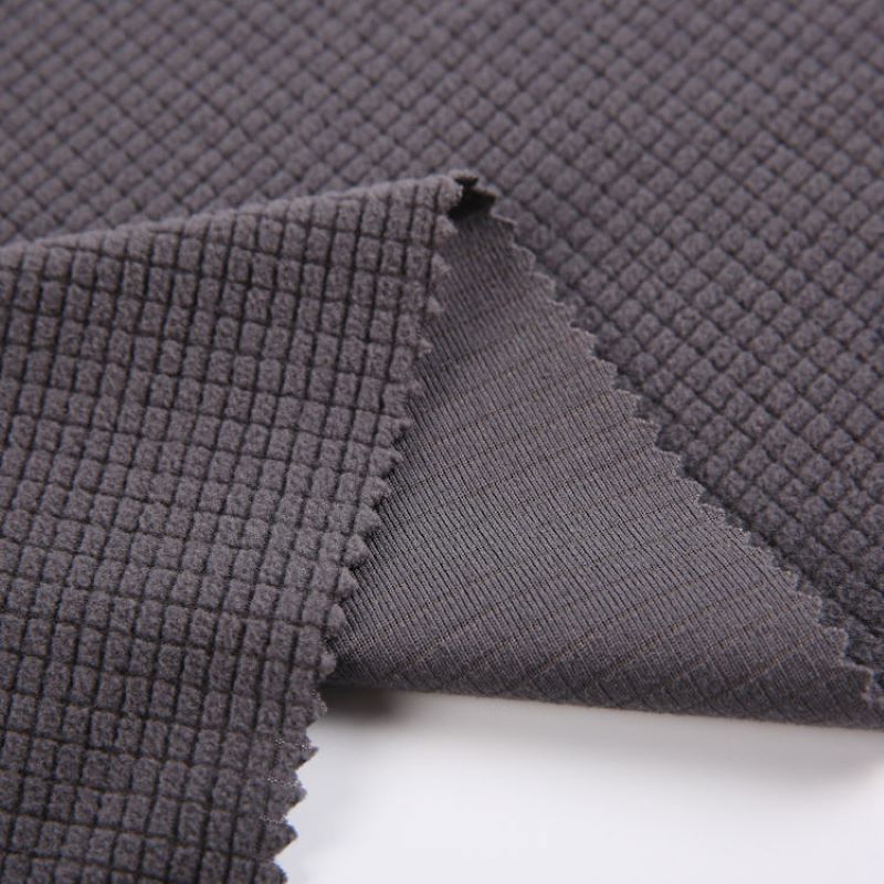 Checkered Polar Fleece Fabric 4 2