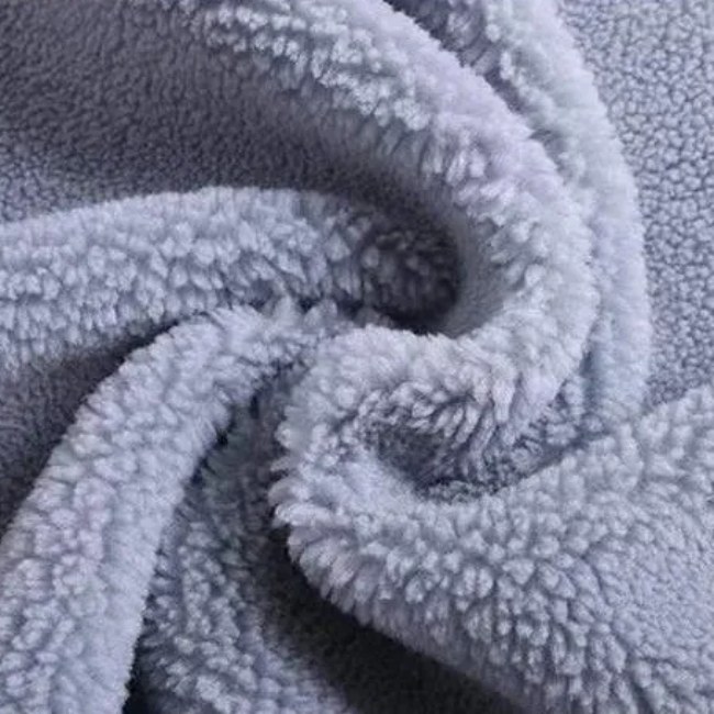 Sherpa fleece fabric
