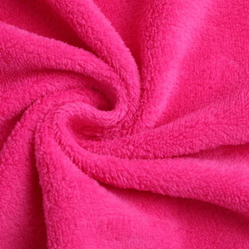 Solid Color Coral Fleece Fabric with Ultra Soft Plush Handfeel6