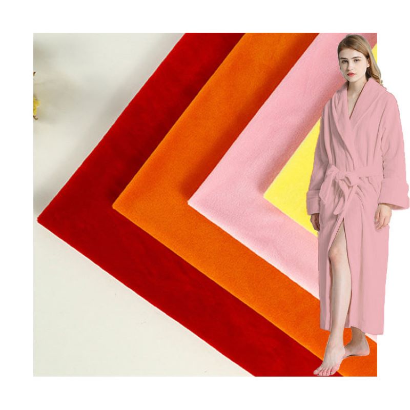 Solid Color De velvet Warm Fabric for Thermal Underwear Sets1 1