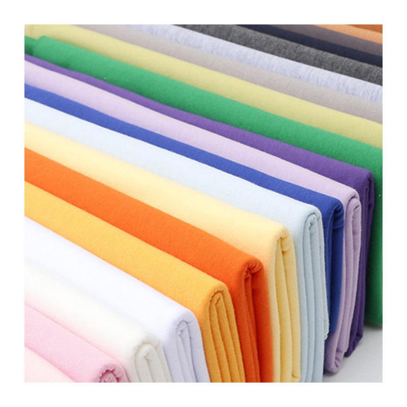 100 Cotton Jersey Fabric with Soft Handfeel for T Shirts and Tops