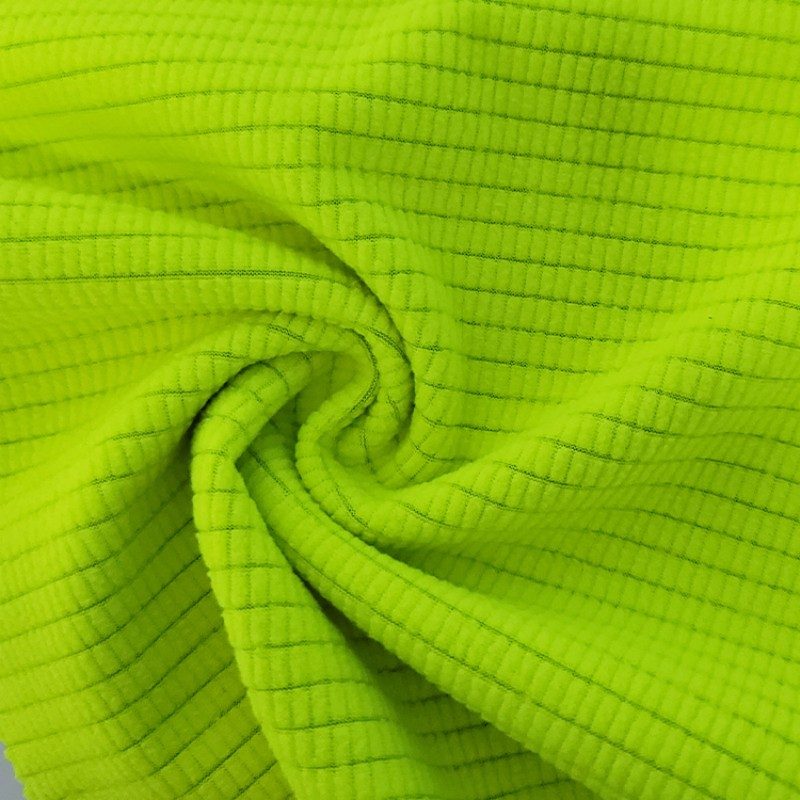 4 Way Stretch Bonded Small Check Polar Fleece Fabric for Outerwear5