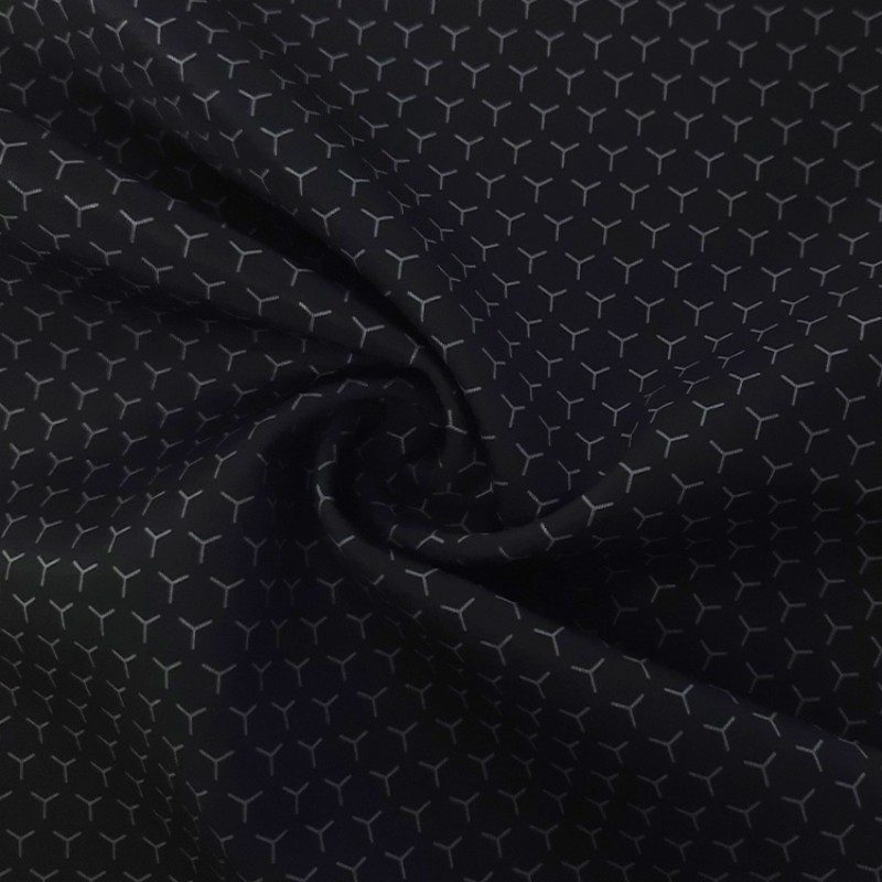 Abrasion Resistant Checkered Bonded Polyester Spandex Jersey Fabric（4）