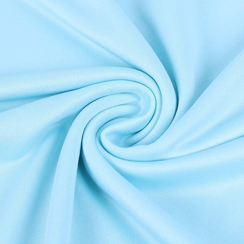 Polyester Spandex Tricot Double Face Fabric with Smooth Stretch 04