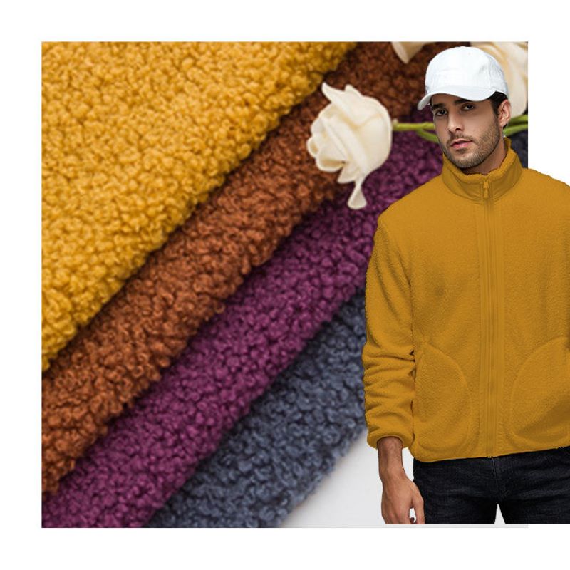 Premium Solid Teddy Fleece Fabric for Warm Jackets Loungewear1