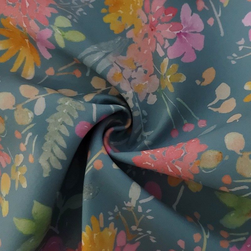 Printed 4 Way Stretch Laminated Polar Fleece Fabric for Outerwear4