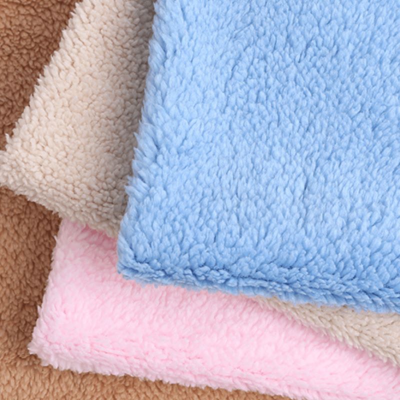 Soft Solid Faux Lamb Fleece Fabric with Fluffy Texture and Warmth1