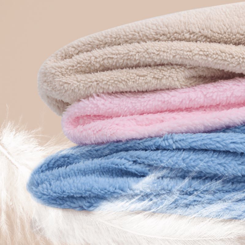 Soft Solid Faux Lamb Fleece Fabric with Fluffy Texture and Warmth2