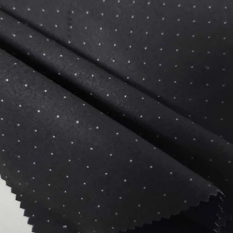 Solid 4 Way Stretch Bonded Printed Single Sided Fleece Fabric3